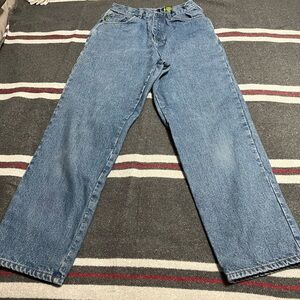 Vintage CABELA'S Plaid Flannel
Lined Jeans Straight Leg